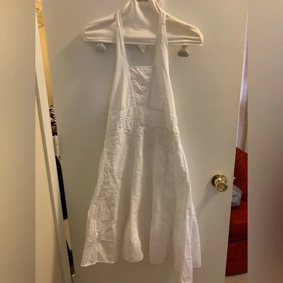 princess polly baby blue dress White Ruffled Boho Long Backless Maxi Summer Dress main image 0